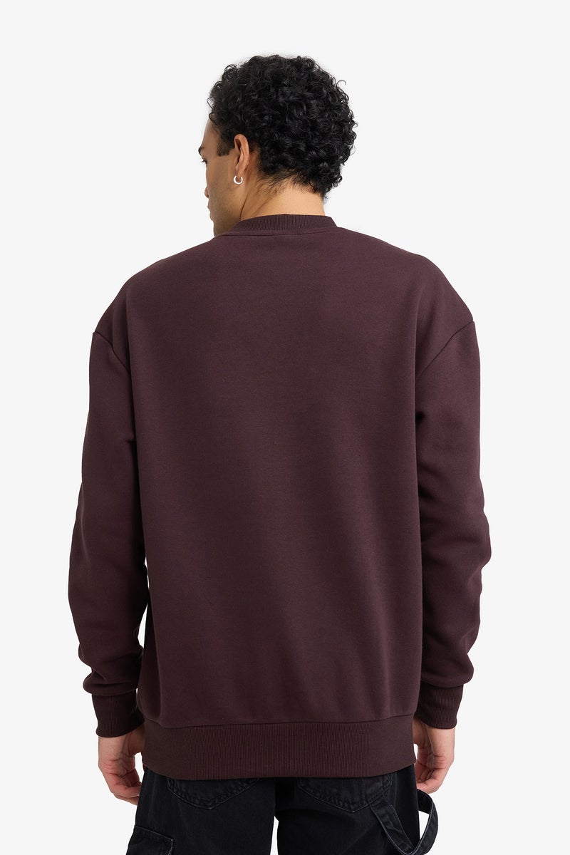 ديفاكتو سويت شيرت اوفر سايز برقبة مستديرة - Image 4